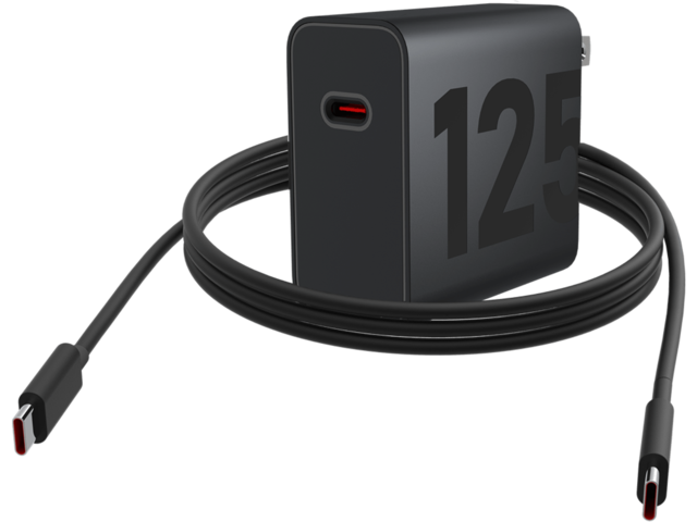 Зарядни устройства Motorola TurboPower™ 125W Wall Charger with 6.5 Amp USB-C Cable