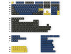 Капачки за клавиатури Keychron Cherry Profile Double - Shot PBT Full Set 219 Keycaps - Dark Blue and Golden