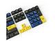 Капачки за клавиатури Keychron Cherry Profile Double - Shot PBT Full Set 219 Keycaps - Dark Blue and Golden