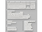 Капачки за клавиатури Keychron Cherry Profile Double - Shot PBT Full Set 219 Keycaps - Black on White