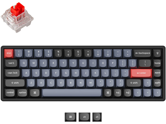 Клавиатури Keychron K6 Pro 65% K PRO Red Switch RGB LED, Aluminium Frame