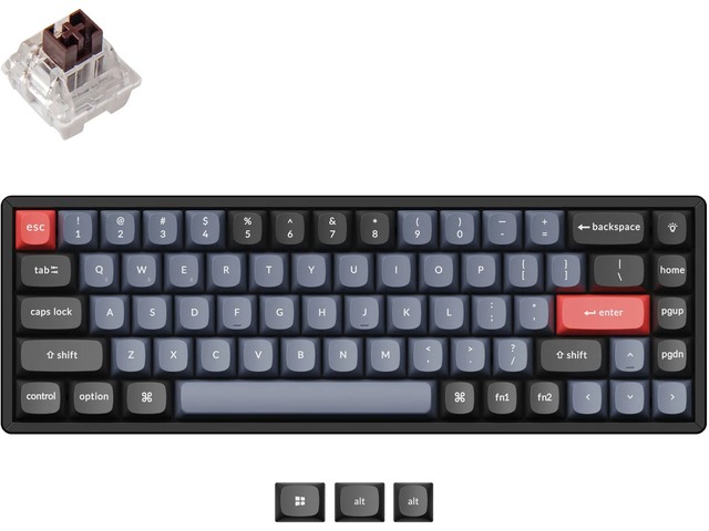 Клавиатури Keychron K6 Pro 65% K PRO Brown Switch RGB LED, Aluminium Frame