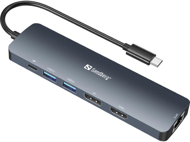 Докинг станции Sandberg USB-C 8K Display Dock
