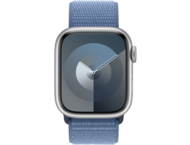 Смарт часовници Apple Watch S9 GPS 41mm Silver Alu Case w Winter Blue Sport Loop