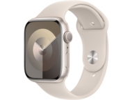 Смарт часовници Apple Watch S9 GPS 45mm Starlight Alu Case w Starlight Sport Band - S/M