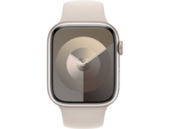 Смарт часовници Apple Watch S9 GPS 45mm Starlight Alu Case w Starlight Sport Band - S/M