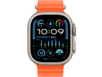 Смарт часовници Apple Watch Ultra2 Cellular, 49mm Titanium Case w Orange Ocean Band