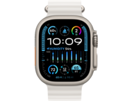 Смарт часовници Apple Watch Ultra2 Cellular, 49mm Titanium Case w White Ocean Band