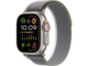 Смарт часовници Apple Watch Ultra2 Cellular, 49mm Titanium Case w Green/Grey Trail Loop - S/M