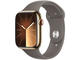 Смарт часовници Apple Watch S9 Cellular 45mm Gold Stainless Steel Case w Clay Sport Band - M/L