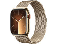 Смарт часовници Apple Watch S9 Cellular 41mm Gold Stainless Steel Case w Gold Milanese Loop
