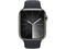 Смарт часовници Apple Watch S9 Cellular 41mm Graphite Stainless Steel Case w Midnight Sport Band - M/L
