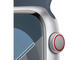 Смарт часовници Apple Watch S9 Cellular 45mm Silver Alu Case w Storm Blue Sport Band - M/L