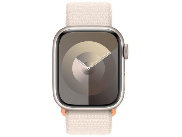 Смарт часовници Apple Watch S9 Cellular 45mm Starlight Alu Case w Starlight Sport Loop