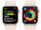 Смарт часовници Apple Watch S9 Cellular 41mm Starlight Alu Case w Starlight Sport Loop