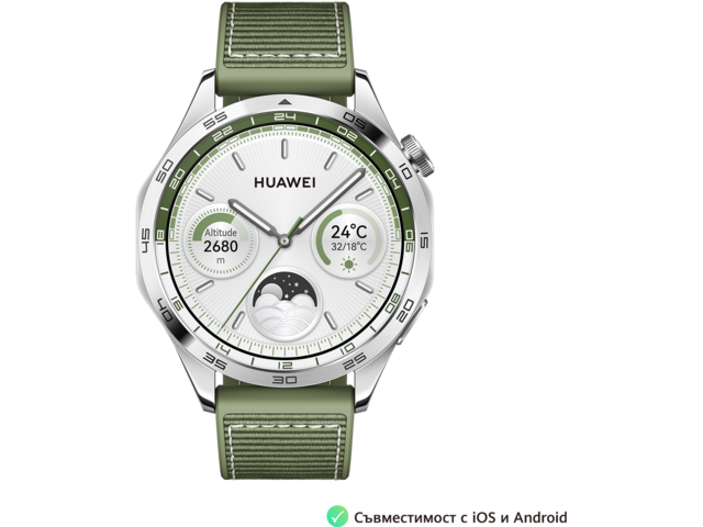 Смарт часовници Huawei Watch GT4 46mm Male (Phoinix-B19W) Green