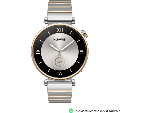 Смарт часовници Huawei Watch GT4 41mm Female (Aurora-B19T) Inter-gold stainless