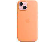 Калъфи Apple iPhone 15 Silicone Case with MagSafe - Orange Sorbet