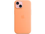 Калъфи Apple iPhone 15 Silicone Case with MagSafe - Orange Sorbet