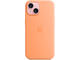 Калъфи Apple iPhone 15 Silicone Case with MagSafe - Orange Sorbet