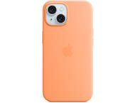 Калъфи Apple iPhone 15 Silicone Case with MagSafe - Orange Sorbet