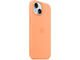 Калъфи Apple iPhone 15 Silicone Case with MagSafe - Orange Sorbet