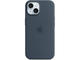 Калъфи Apple iPhone 15 Silicone Case with MagSafe - Storm Blue