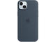 Калъфи Apple iPhone 15 Plus Silicone Case with MagSafe - Storm Blue