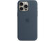 Калъфи Apple iPhone 15 Pro Max Silicone Case with MagSafe - Storm Blue