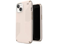 Калъфи Speck iPhone 15, iPhone 16e Presidio2 Grip Bleached Bone/Heirloom Gold