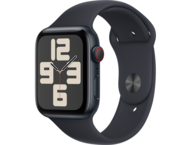 Смарт часовници Apple Watch SE2 v2 Cellular 44mm Midnight Alu Case w Midnight Sport Band - S/M