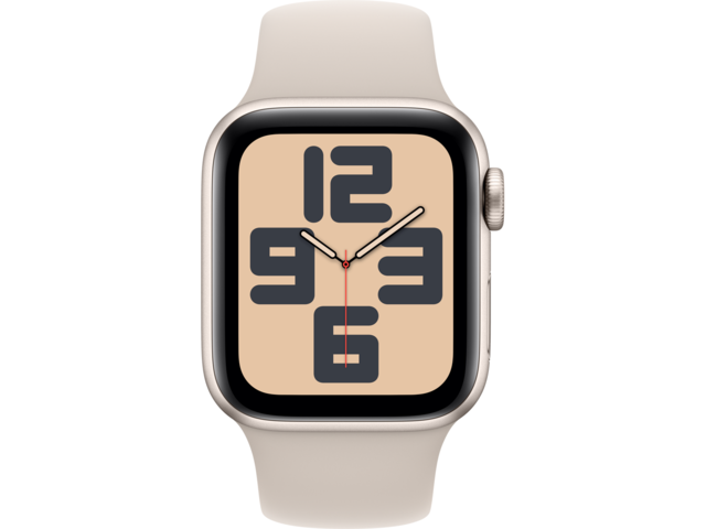 Смарт часовници Apple Watch SE2 v2 GPS 40mm Starlight Alu Case w Starlight Sport Band - S/M