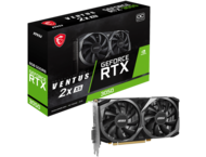 Видео карти MSI GeForce RTX 3050 Ventus 2X XS 8G OC
