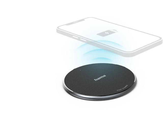 Зарядни устройства Hama "QI-FC10", 10W, черен