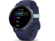 Смарт часовници Garmin Vivoactive 5 Metallic Navy безел с Navy корпус и силиконова каишка