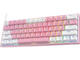 Клавиатури Redragon Fizz Pro K616, бяло/розово