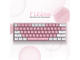 Клавиатури Redragon Fizz Pro K616, бяло/розово