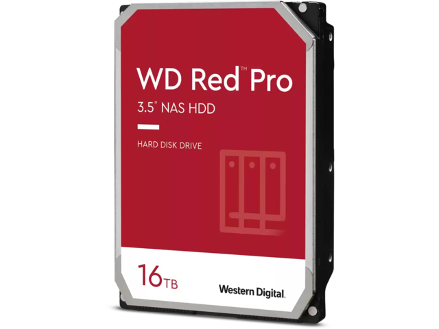 Твърди дискове 16TB 7200rpm Western Digital Red Pro NAS