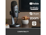 Микрофони Logitech Blue YETI Nano - Shadow Grey