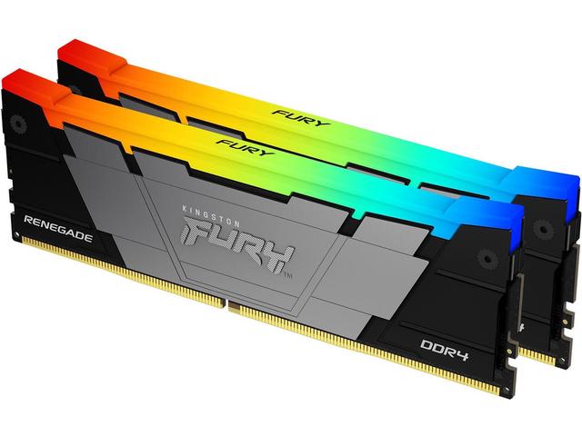 Оперативна памет 16GB (2x8GB) DDR4 3600 MT/s Kingston Fury Renegade RGB Black