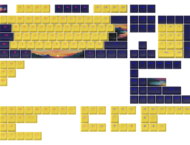 Капачки за клавиатури Dark Project - Sunset PBT - ANSI & ISO