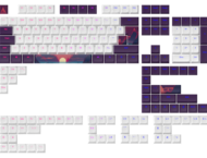 Капачки за клавиатури Dark Project - Sunrise PBT - ANSI & ISO