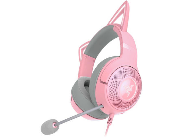 Слушалки Razer Kraken Kitty V2, Pink