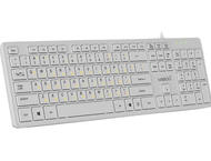 Клавиатури Makki KB-C14-BL White, с BG кирилизация