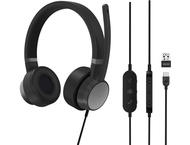 Слушалки Lenovo Go Wired ANC Headset (Thunder Black)