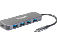 USB Хъб D-link USB-C към USB 3.0 хъб