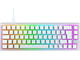 Клавиатури XTRFY K5 Transperant White, 65% Hotswap RGB US Layout Kailh Red