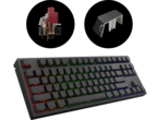 Клавиатури Dark Project KD87A Black TKL PBT - HS Gateron Optical Red Switch