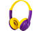 Слушалки Maxell KIDS HP-BT350, в лилаво-жълто