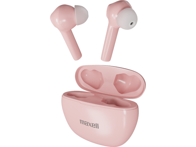 Слушалки Maxell Dynamic, розови